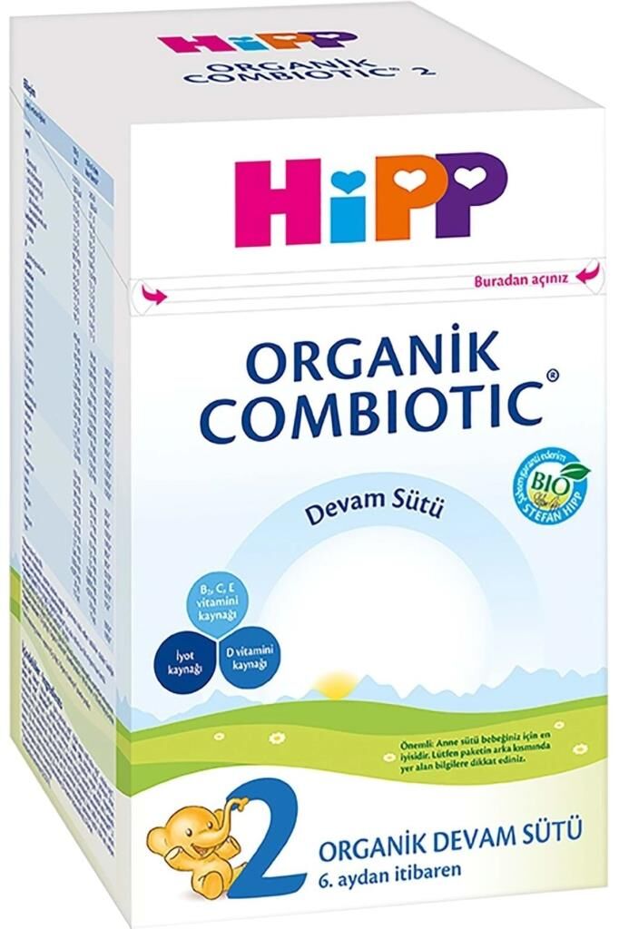 Hipp Organik Combiotic Bebek Devam Sütü 800 GR No:2 (6. Aydan İtibaren)