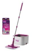 Parex Wondero Temiz Su ile Kirli Suyu Ayıran Otomatik Temizlik Seti + 1 Yedek Mop