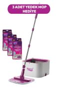 Parex Wondero Temiz Su ile Kirli Suyu Ayıran Otomatik Temizlik Seti + 3 Yedek Mop