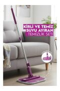 Parex Wondero Temiz Su ile Kirli Suyu Ayıran Otomatik Temizlik Seti + 4 Yedek Mop