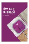 Parex Wondero Temiz Su ile Kirli Suyu Ayıran Otomatik Temizlik Seti + 4 Yedek Mop