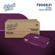 Selpak Professional Extra Kutu Mendil 21 x 18 cm 80 Yaprak x 24 Adet