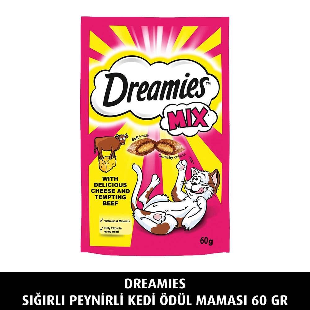 Dreamies Mix Sığır Etli Ve Peynirli Kedi Ödülü 60 gr