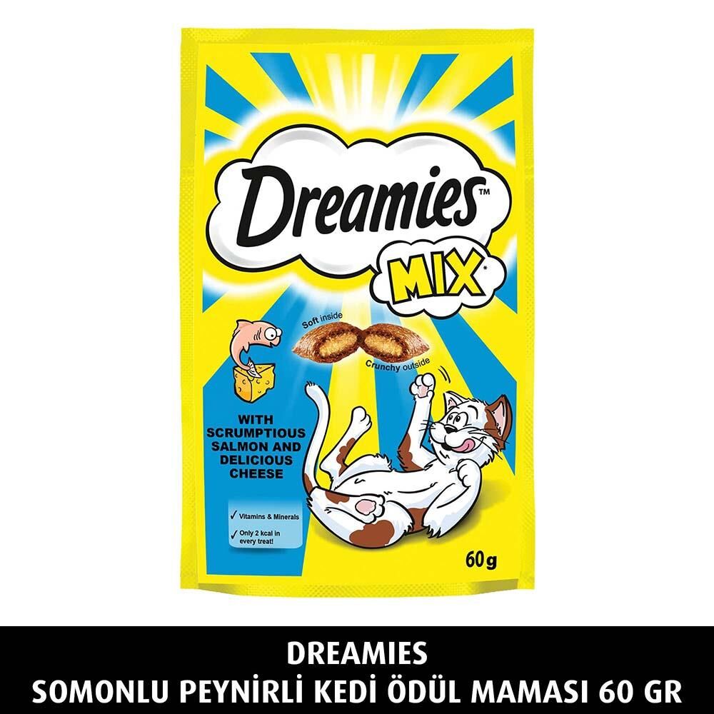 Dreamies Mix Somon Balıklı Ve Peynirli Kedi Ödülü 60 gr