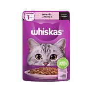Whiskas Pouch Sos Içinde Somonlu Yetişkin Kedi Konservesi 85 gr