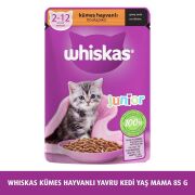 Whiskas Pouch Yavru Kümes Hayvanlı Kedi Maması 85 gr