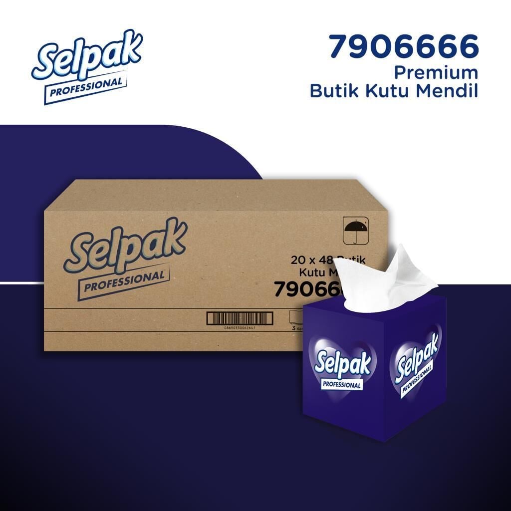 Selpak Professional Butik Kutu Mendil 48 Yaprak x 20 Adet