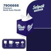 Selpak Professional Butik Kutu Mendil 48 Yaprak x 20 Adet