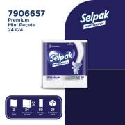 Selpak Professional Premium 24x24 cm 50'li Mini Peçete x 24 Adet