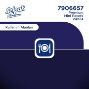Selpak Professional Premium 24x24 cm 50'li Mini Peçete x 24 Adet