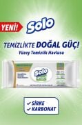 Solo Temizlikte Doğal Güç Beyaz Sabun Ferahlığı Yüzey Temizlik Havlusu 3'lü 300 Yaprak