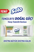Solo Temizlikte Doğal Güç Beyaz Sabun Ferahlığı Yüzey Temizlik Havlusu 12'li 1200 Yaprak