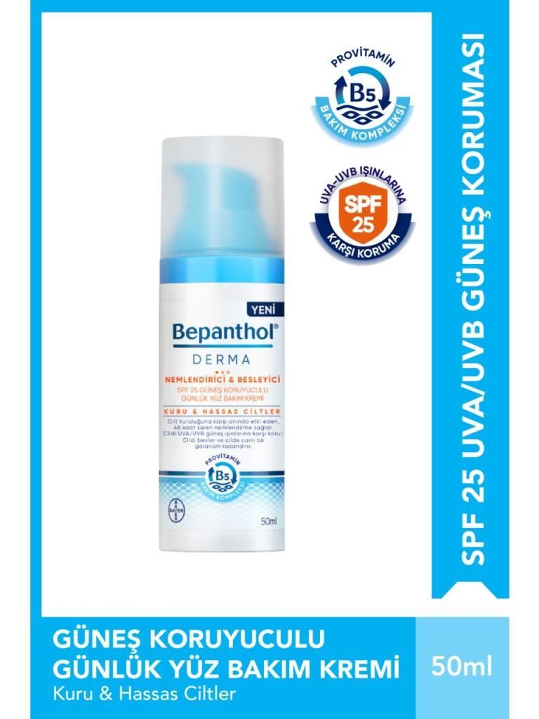 Bepanthol Derma Nemlendirici ve Besleyici Kuru ve Hassas Ciltler İçin 50 ml