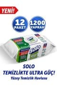 Solo Temizlikte Ultra Güç Sedir Ağacı&Yasemin Esintisi Yüzey Temizlik Havlusu 12'li 1200 Yaprak