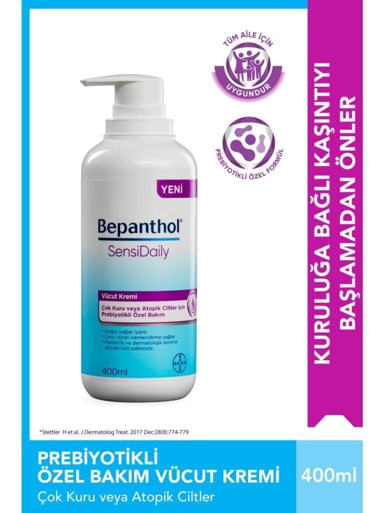 Bepanthol Sensidaily Pompalı Vücut Kremi 400 ml