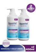 Bepanthol Sensidaily Pompalı Vücut Kremi 400 ml 2'li Avantajlı Paket