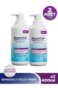 Bepanthol Sensidaily Pompalı Vücut Kremi 400 ml 2'li Avantajlı Paket