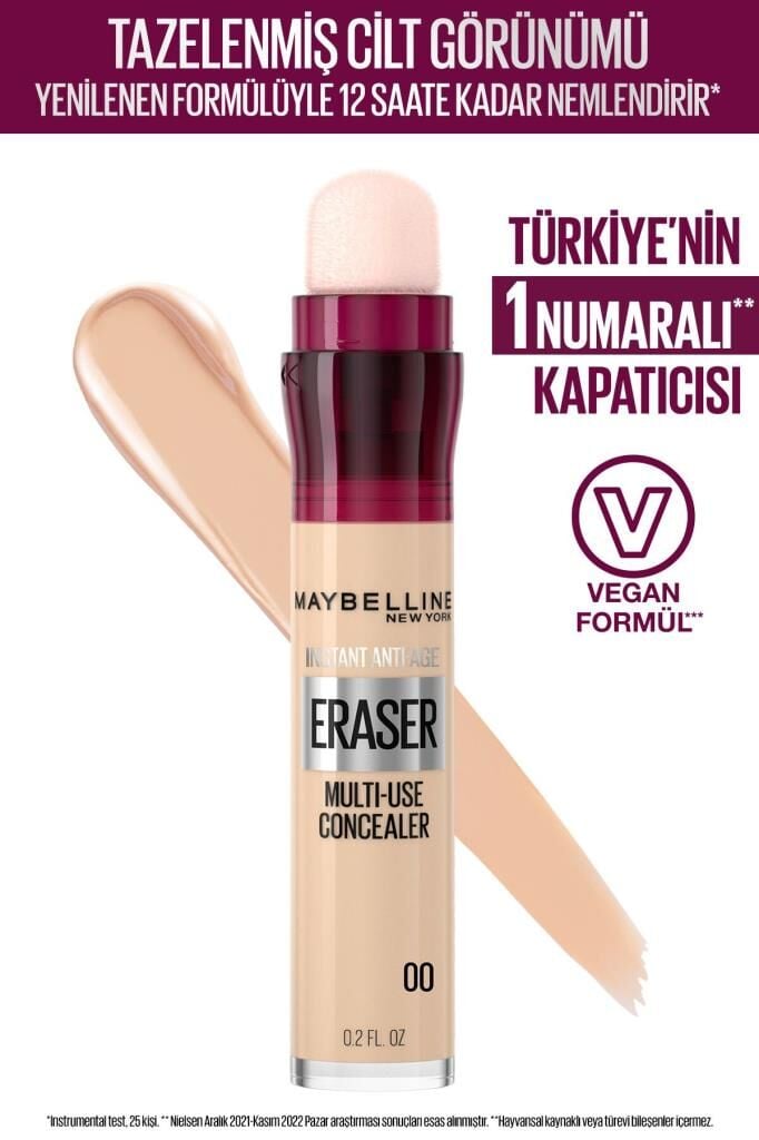 Maybelline New York Instant Anti Age Eraser Kapatıcı - 00 Ivory