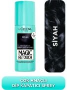 L'Oréal Paris Magic Retouch Beyaz Dipleri Kapatıcı Sprey 75 ml - Siyah