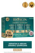 Bioxcin Keratin & Argan Onarıcı Bakım Şampuan 300 ml 3 Al 2 Öde - Yıpranmış Ve Hassas Saçlar