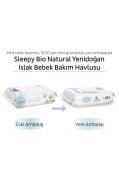 Sleepy Bio Natural Yenidoğan Islak Bebek Bakım Havlusu 24x40 (960 Yaprak)