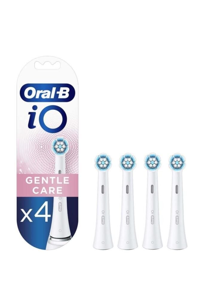 Oral-B iO Gentle Care Beyaz Diş Fırçası Yedek Başlığı 4 Adet