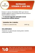 Nutraxin C Vitamin 1000 Mg - C Vitamini Deposu Zaman Salınımlı 30 Tablet