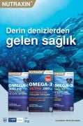 Nutraxin Omega 3 Balık Yağı - Omega 3 2000 Mg - EPA DHA GOED