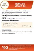 Nutraxin D3 Vitamini 120 Tablet- Vitamin Ve Mineral Takviyesi