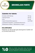 Nutraxin Bromelain Forte 750 Mg 60 Tablet - Probiyotik Chrom Yeşilçay