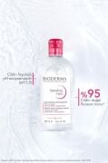 Bioderma Sensibio H2O Micellar Makyaj Temizleme Suyu Hassas ve Normal Ciltler 500 ml