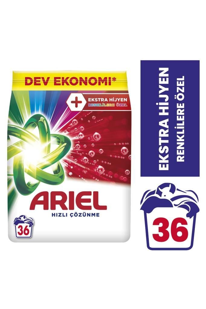 Ariel Oxi 5,5 Kg Renklilere Özel Hızlı Çözünme Toz Çamaşır Deterjanı