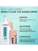 L'Oreal Paris Bright Reveal Spf 50+ Koyu Leke Karşıtı Renkli Fluid Günlük Yüz Güneş Kremi 50ml - Light