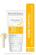 Bioderma Photoderm AKN Mat Karma Ve Yağlı Ciltler Için Matlaştırıcı Etkili Spf30 Güneş Kremi 150 ml