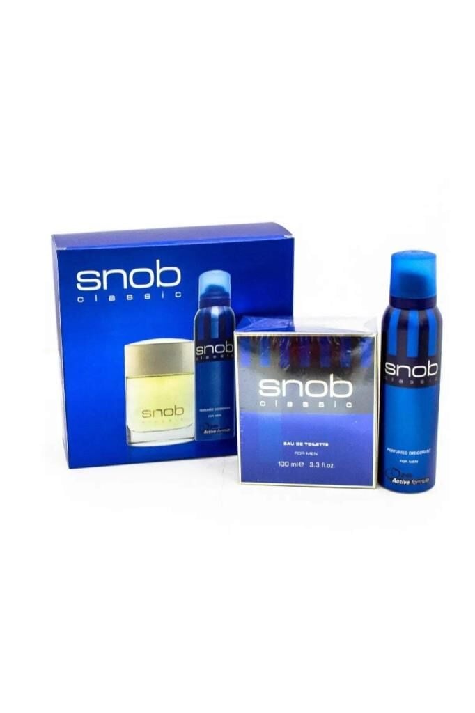 Snob Classic Erkek Parfüm Edt 100 ml Deodorant 150 ml