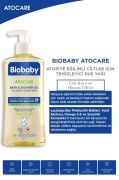 Biobaby Atocare Atopi Eğilimli Ciltler İçin Temizleyici Duş Yağı 500 ML Seramid Prebiyotik Omega 3 - 6 Yulaf