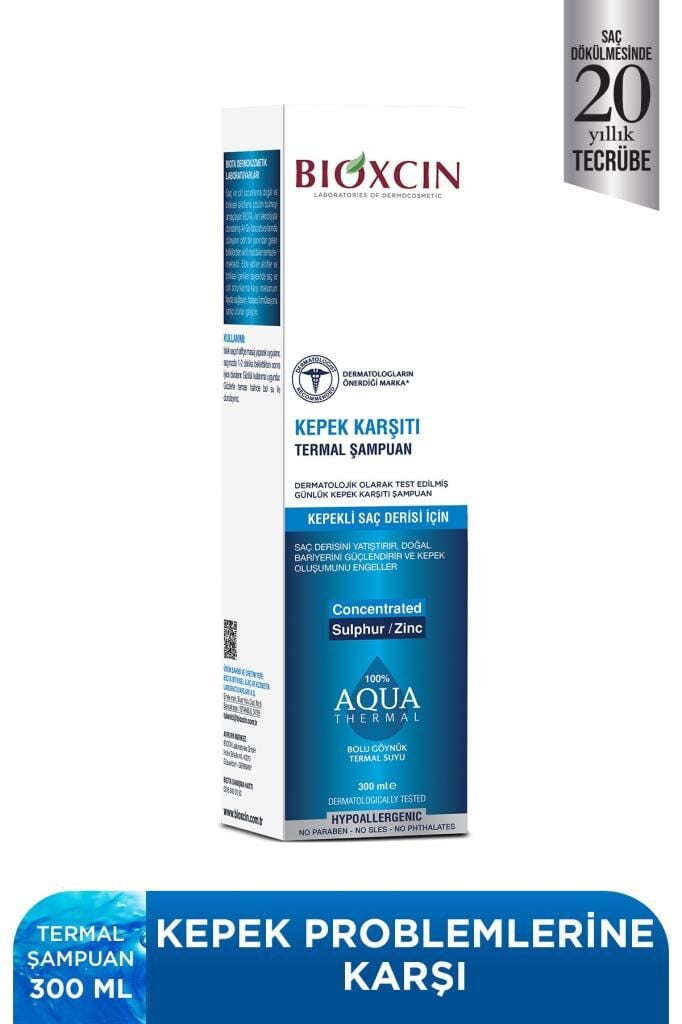 Bioxcin Aqua Thermal Kepek Karşıtı Şampuan 300 ML